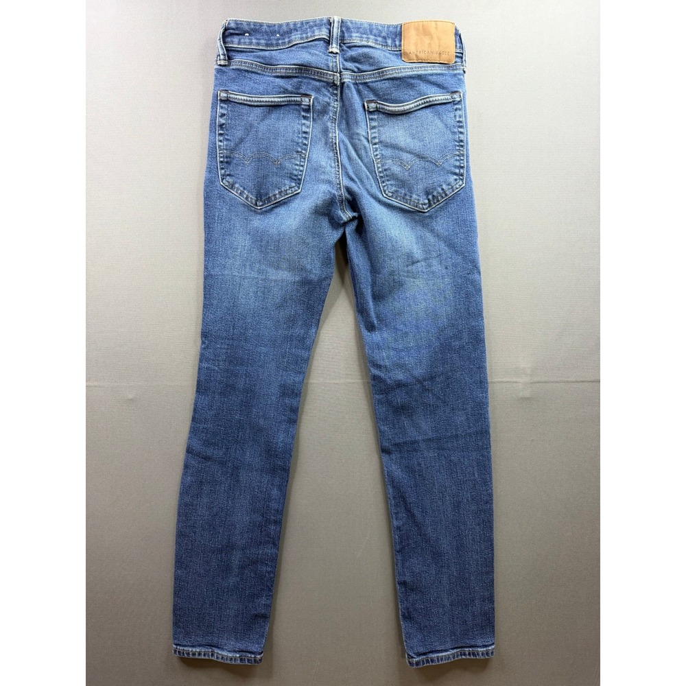 American Eagle Jeans Mens Blue Airflex+ Slim Fit Denim 28x29
